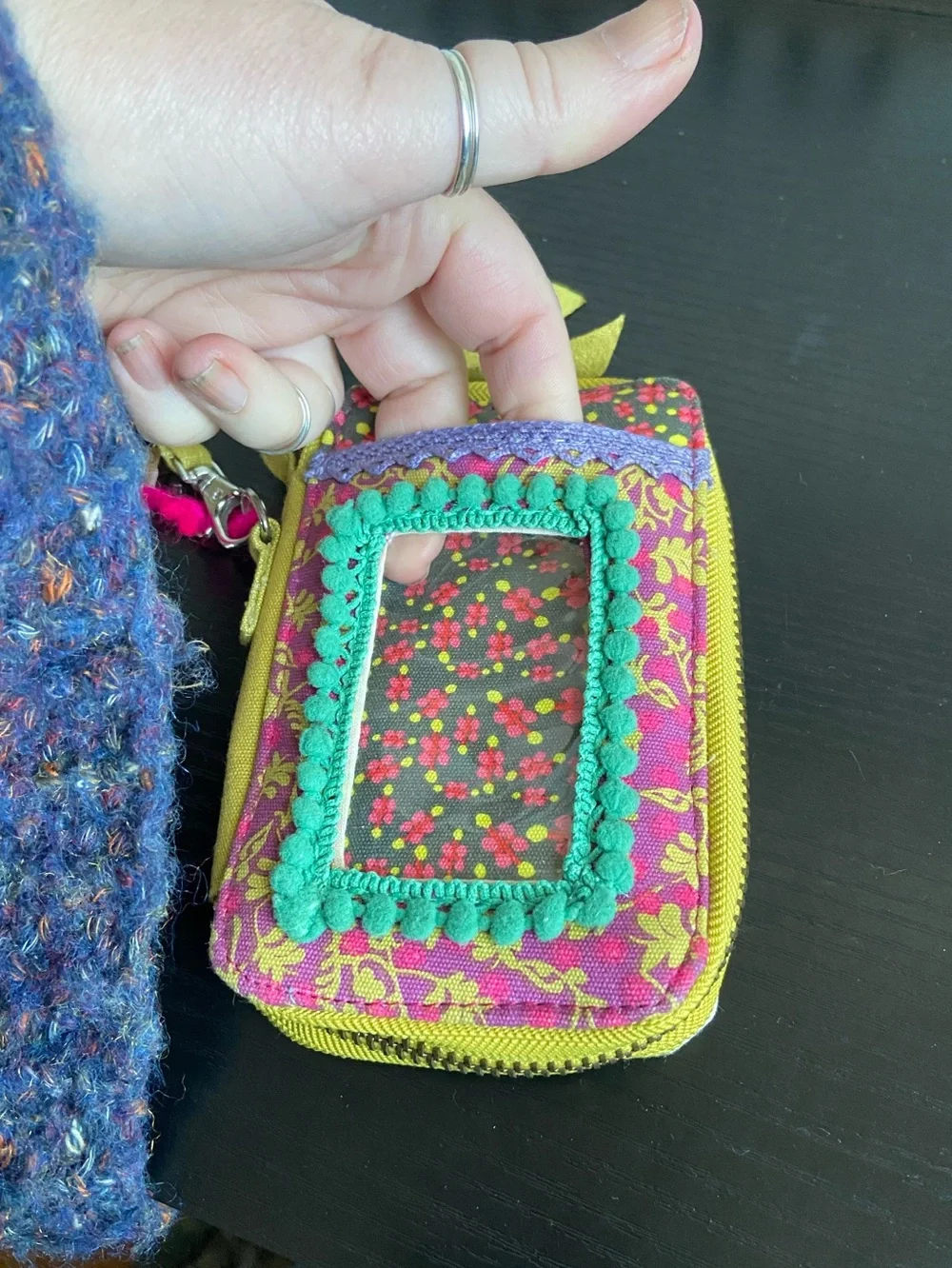 NWT Natural Life peace floral boho wristlet wallet - Picture 4 of 6
